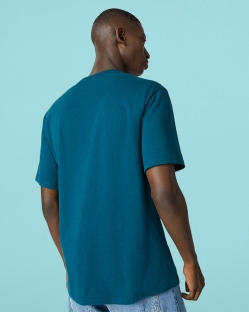 Camisetas Converse Chuck Taylor Patch Para Hombre - Azules | Spain-7206